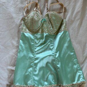 Frederick’s of Hollywood Mint Green Lingerie Set 💚✨